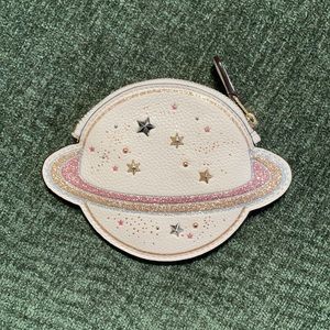 COACH NASA Space Capsule Saturn Coin Pouch